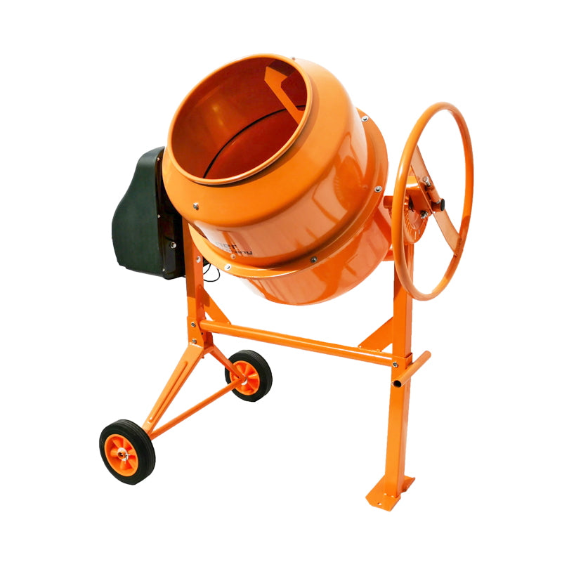 650W concrete mixer, drum volume 160L, gear and crown made of cast iron, 58Kg Breckner Germany